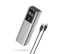 CUKTECH 10 Power Bank Ricarica Rapida, 10000mAh 100W Portatile Batteria Esterna con 2 Porte, TFT Display, USB C Caricatore Portatile Caricabatterie per Laptop MacBook Pro, Galaxy S23, iPhone 15 Pro