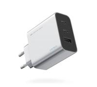 CUKTECH Caricatore USB C 65W, Gan Caricabatterie Rapido Multiplo USB Alimentatore Portatile PD Compatibile con Samsung Galaxy S23Ultra/S22/iPhone 15 pro/Laptop/MacBook Pro/Tablet/Steam Deck