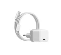 CUKTECH CP3 Caricatore GaN 40W USB C | Design Compatto per iPhone 16/17, Samsung, iPad, Google Pixel con Cavo Intrecciato 1m