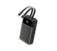CUKTECH Power Bank 20000mAh Cavi USB-C e Lightning MFi Integrati，Caricatore Portatile Ricarica Rapida 40W,Batteria Esterna con 4 Uscite per iPhone 17/16/15/14/13/12 Pro Max,iPad,Samsung Galaxy