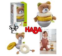 Culbuto Orso Da Impilare - Haba Dondolo E Suona In Modo Divertente +6 Mesi Nuovo