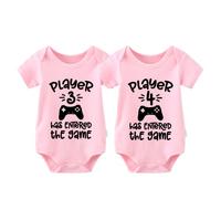 culbutomind Tutina gemelli per bambini, per bambini, per giocare, per entrare nel gioco, Colore: rosa., 3-6 Mesi