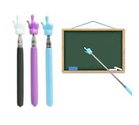 CULEO Puntatori per presentazioni,Puntatore retrattile per insegnante, 3 pezzi per puntatore a mano retrattile in classe Mini puntatore per aula