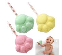CULEO Spugne e guanti,3 pezzi baby palle da bagno spugna scrubbing per bambini bagno Baby Face Wash