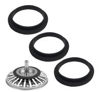CULEO Tappi per vasca da bagno,Guarnizione in gomma 3pcs per lavabo pop-up scolapiatti bacino copertura tappo anello di tenuta in silicone anello di cuoio raccordi