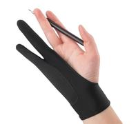 CULEO Tavolette grafiche,2 pezzi di guanti, guanti per pittura e schizzi tattili anti-accidentali a tre strati con un dito, guanti da disegno per tablet