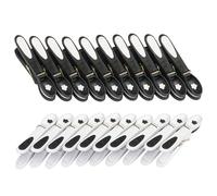 culiclean Mollette per Bucato - Fiore, 20 pezzi, bianco-nero/nero-bianco | Mollette Panni Resistenti, Antisegno per Bucato, presa salda anche con capi pesanti, prodotte in Francia, senza BPA