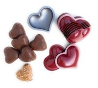 CULIMI Mini Formine da Forno Batticuore - 20 Stampi a Cuore per Dolci Tradizionali Italiani Cuoricini Biscotti e Mini Torte - Rivestimento Antiaderente