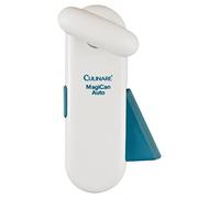 Culinare C10011 MagiCan Auto 2 Apriscatole Manuale, Bianco, Blu, Plastica, Acciaio Inossidabile, Operazione con una sola mano, Espulsione del coperchio con un solo pulsante