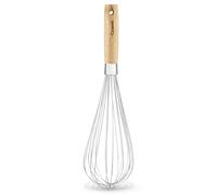 Culinare Naturals Frusta, Sostenibili Bambù, Acciaio Inossidabile, 34cm x 9cm, Sbattitore Manuale da Cucina