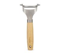 Culinare Naturals Pelapatate Seghettato, Sostenibili Bambù, Acciaio Inossidabile, 35cm x 7,5cm, Pelapatate per la Pelle Morbida