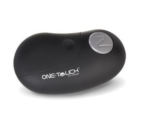 Culinare One Touch Apriscatole Elettrico, Nero, Plastica, Acciaio Inossidabile, Apriscatole Automatico, Funzionamento a Batteria, Utilizzo a Mani Libere, Magnetico