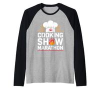 Culinary Arts Cooking Fan Chef Competitions Food TV Addict Maglia con Maniche Raglan