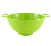 Culinary Elements - Mini colino in plastica con doppi manici, 15,2 cm, colino piccolo per frutta, verdura e pasta, lavabile in lavastoviglie, senza BPA, colore variabile