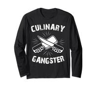 Culinary Gangster Chef T-Shirt Uomini E Donne Stili Maglia a Manica