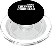 Culinary Rockstar Chef Cook Amante della cucina Chitarrista Musica PopSockets PopGrip per MagSafe