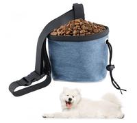 Culinavog 12 cm ×12 cm Borsa per Cani con Dispenser di Sacchetti, Mini Borsa Addestramento Cane con Cintura Regolabile, Sacchetto di Addestramento per Cani, Multifunzionale Sacca per Cani, Gatto