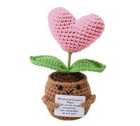 Culinavog Ornamento per cactus all'uncinetto, Supporto Emotivo Bambola Portafortuna, Carino Piante Lavorate a Maglia, peluche vegetale all'uncinetto Regalo di Compleanno per Ragazzi e Ragazze