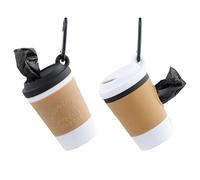 Culinavog Sacchetti Cane Cacca, 2 Pezzi Dispenser Sacchetti per Gli Escrementi Dei Cani e Degli Animali Domestici, Porta Bustine Cane Cacca, Portagioie in Plastica per Cani, Gatto (Multicolore)