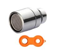 Culinavog Set Di 2 Aeratore Rubinetto Bagno, Aeratore Per Rubinetto Girevole Da 360 Gradi M22, Aeratore Rubinetto Cucina E Chiave Per Gorgogliatore Abs, Rompigetto Bidet Per Cucina E Bagno Rubinetti