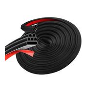 CulineformX Protezione Del Bordo Della Porta Dell'auto Di 10 M,Protezione Del Bordo Della Guarnizione Universale Della Gomma Dell'auto Spessa A 3 Strati,Isolamento Acustico