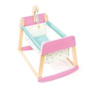 Hape Sweet Dreams - Culla per bambole, accessori per bambole giocattolo, culla in legno