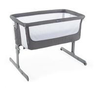 Culla Fianco Letto Next2me Air Dark Grey - Culla Neonato Versatile 0-6 Mesi