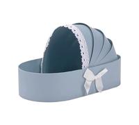 Culla Forma Cesto Cesto Vuoto Baby Shower Flower Basket Gift Box Per Matrimonio Compleanno San Valentino Decorazione Della Casa Scatola Regalo Cartone