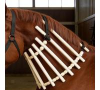 Culla in legno per il collo del cavallo, coperta traspirante anti-morso e