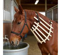 Culla in legno per il collo del cavallo, regolabile, traspirante, con