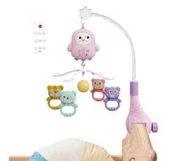 Culla mobile, giocattolo musicale da appendere alla culla, portatile con suoni rilassanti, box portatile o comodino, ideale per la scuola materna, aiuto per il sonno, 40 x 25 x 40 cm