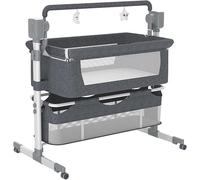 Culla neonato lettino a dondolo elettrico per bambini regolabile con telecomando