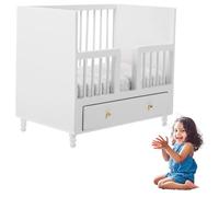 Culla per casa delle bambole, letto per casa delle bambole in legno in scala 1/12 Culla per bambini miniatura Mini mobili Lettino per bambini Modello Accessori per la scuola materna per l'arredame