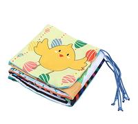 Culla per neonati Libro in stoffa Simpatico animaletto che apprende sonaglio Specchio deformante Giocattolo educativo per neonati 0 2 anni Materiale in poliestere Tipo A B C (Nuovo paraurti per letto