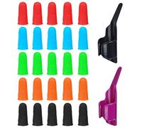 Culle Per Dita In Silicone Da 15 Pezzi, Culle Per Dita In Plastica Da 2 Pezzi, Protezione Per Le Dita, Culle Per Dita Antitaglio, Culle Per Dita Isolanti Antiscivolo, Culle Per Dita Da Cucire