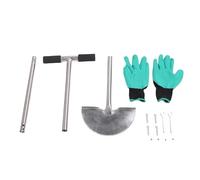 Cullen Half Moon Laun Edger, Strumento per Il Bordo, Manuale multiunzionale Staccabile per Passi Edger Manuale per Denti Border Lawn Toen Tool per Sidewalk Yard Bed Board.