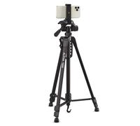 Cullmann 52119 Alpha 1800 Tripod mobile BT w Supporto smartphone grilletto | Bluetooth estensione 140 testa a 3 vie carico 2 900