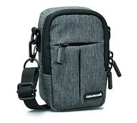 CULLMANN - 90245 - MALAGA Compact 400 Borsa fotografica per fotocamere compatte, grigio - dimensioni interne: 70x120x50mm - idrorepellente grazie al rivestimento in poliestere rip-stop 450D PU