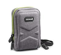 Cullmann - 91591 - Oslo Compact 400 Borsa per fotocamere compatte (dimensioni interne 70x120x50mm), grigio/limone