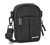 Cullmann - 90220 - MALAGA Compact 300 Borsa fotografica per fotocamere compatte, nero - dimensioni interne: 70x110x40mm - idrorepellente grazie al rivestimento in poliestere rip-stop 450D PU