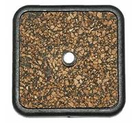 Cullmann, PX658, piastra con connettore a vite, per cavalletto Primax 350, 370M, 380, 390, di colore nero e sughero