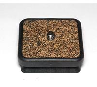 Cullmann, PX658, piastra con connettore a vite, per cavalletto Primax 350, 370M, 380, 390, di colore nero e sughero