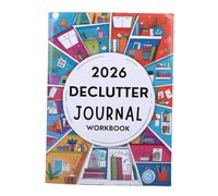 Culnflun 1 confezione di agenda per il declutter 2026, lista di controllo settimanale mensile, semplice agenda per l'organizzazione della casa con suggerimenti, quaderno di eserciz