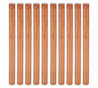 Culnflun 10pcs Sigilla di cera di sigillazione comoda bastoncini di guarnizione calda flessibile senza fumo per manoscritti di schede buste (Oro di rame)