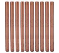 Culnflun 10pcs Sigilla di cera di sigillazione comoda bastoncini di guarnizione calda flessibile senza fumo per manoscritti di schede buste (Colore di rame)