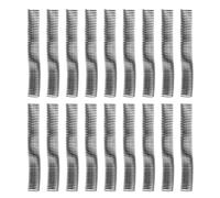Culnflun 18 Pcs Spiral Binding Coil 38mm Diameter 48 Loop 4:1 Pitch 310 Sheet Capacity Spiral Binding Spine for A4 Paper