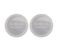 Culnflun 2 pezzi 51/53,5/58,5 mm Schermo per disco per caffè espresso, spessore 1,2 mm, doccia inferiore, rete filtrante per caffè a doppio strato in acciaio inossidabile 304 per (58,5 mm)
