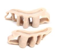 Culnflun 2pcs Hallux Valgus Bunion Corrector Unisex Silicone Toe Separator Foot Care Correction Tool (Thickened wearable shoes)