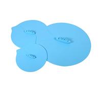 Culnflun 3 Pezzi Coperchi con Guarnizione in Silicone, Design Grazioso per Nave a Vapore Coperchi per Coperchi per Alimenti in Silicone Coperchi Riutilizzabili per Tè e Bevande
