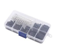 Culnflun 310 Pezzi Maschio Femmina Ponticello Pin Intestazione connettore Kit alloggiamento Set elettronico Ottimo per connessioni breadboard prototipazione Elettronica Domestica